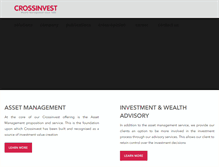 Tablet Screenshot of crossinvest.com.sg